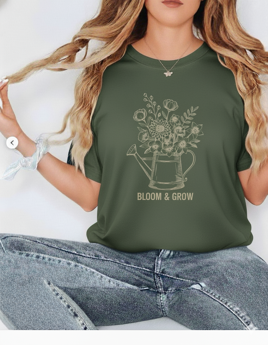 Bloom & Grow Floral oversized tee 🩷