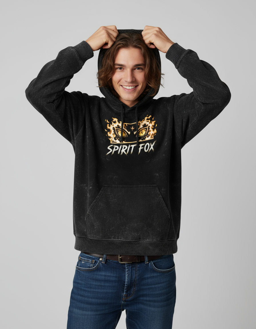 Spirit Fox Flame Hoodie 🔥