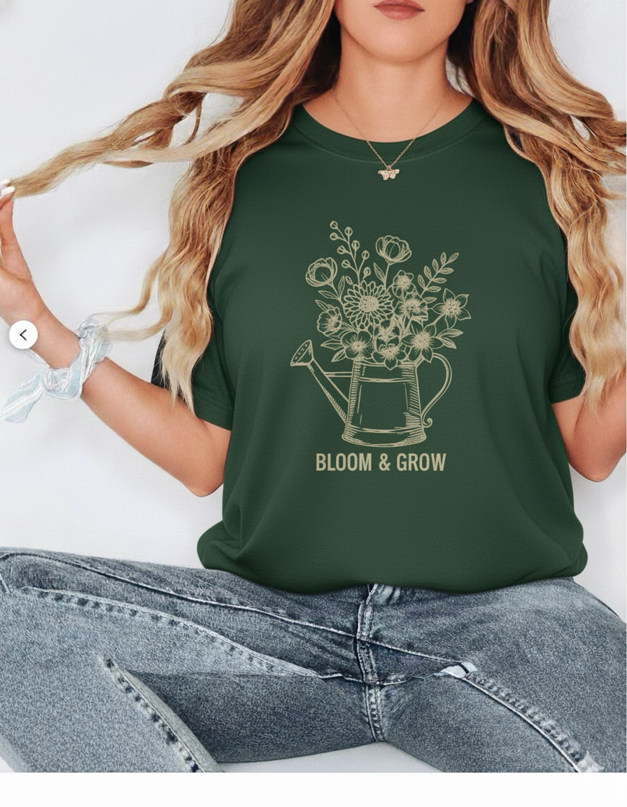 Bloom & Grow Floral oversized tee 🩷