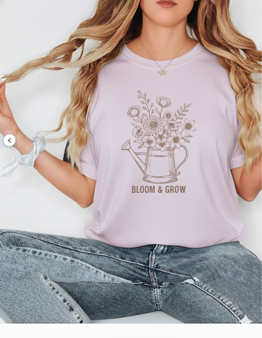 Bloom & Grow Floral oversized tee 🩷