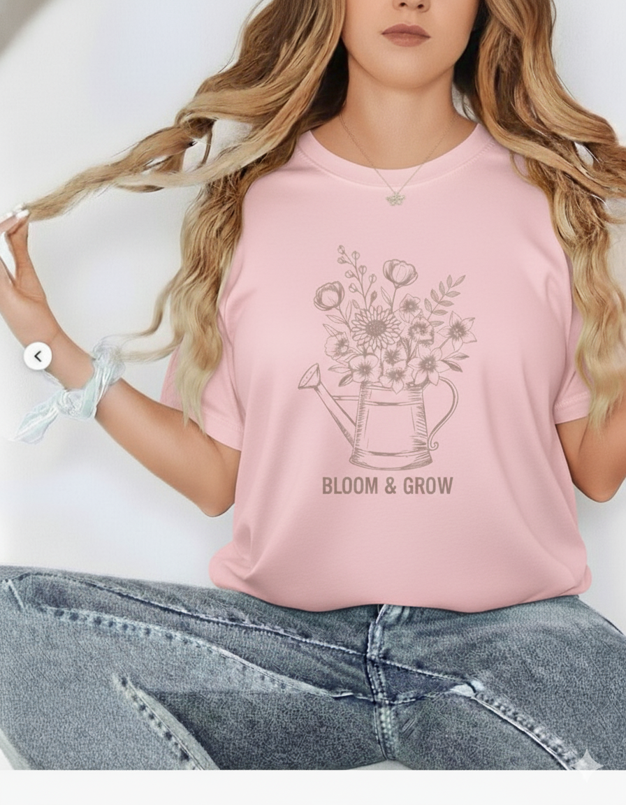 Bloom & Grow Floral oversized tee 🩷