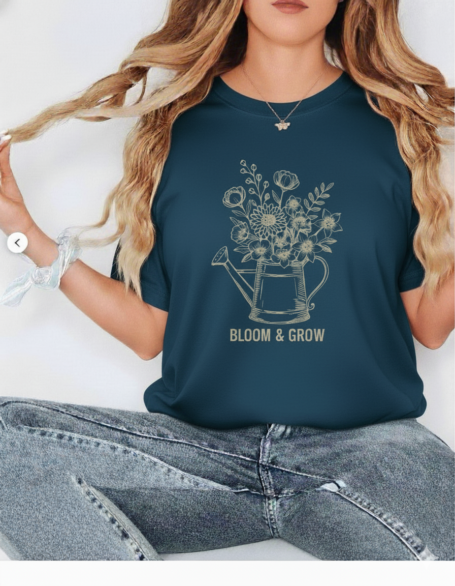 Bloom & Grow Floral oversized tee 🩷