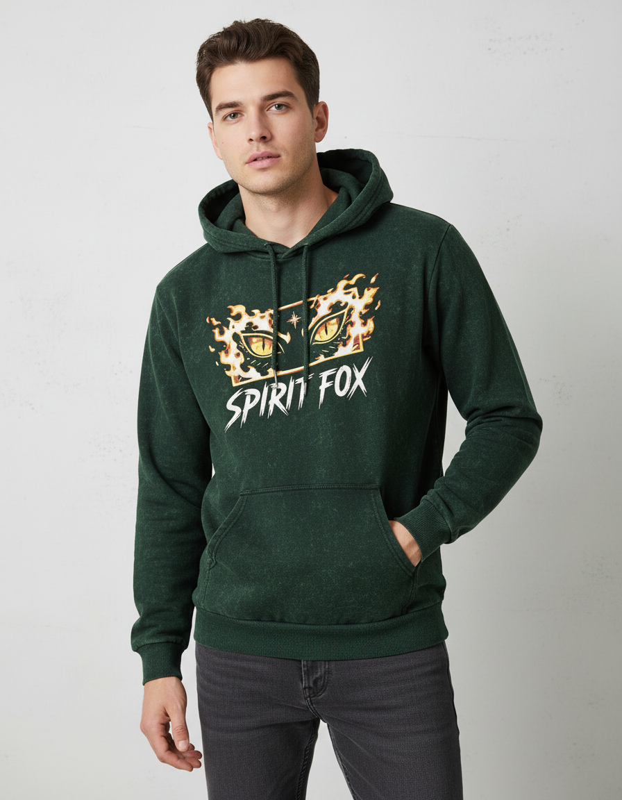 Spirit Fox Flame Hoodie 🔥