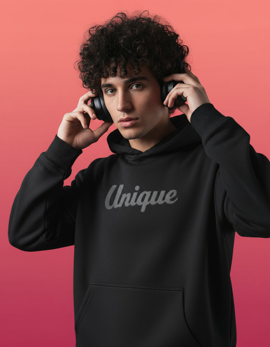 Uniqueque puff-Up Hoodie
