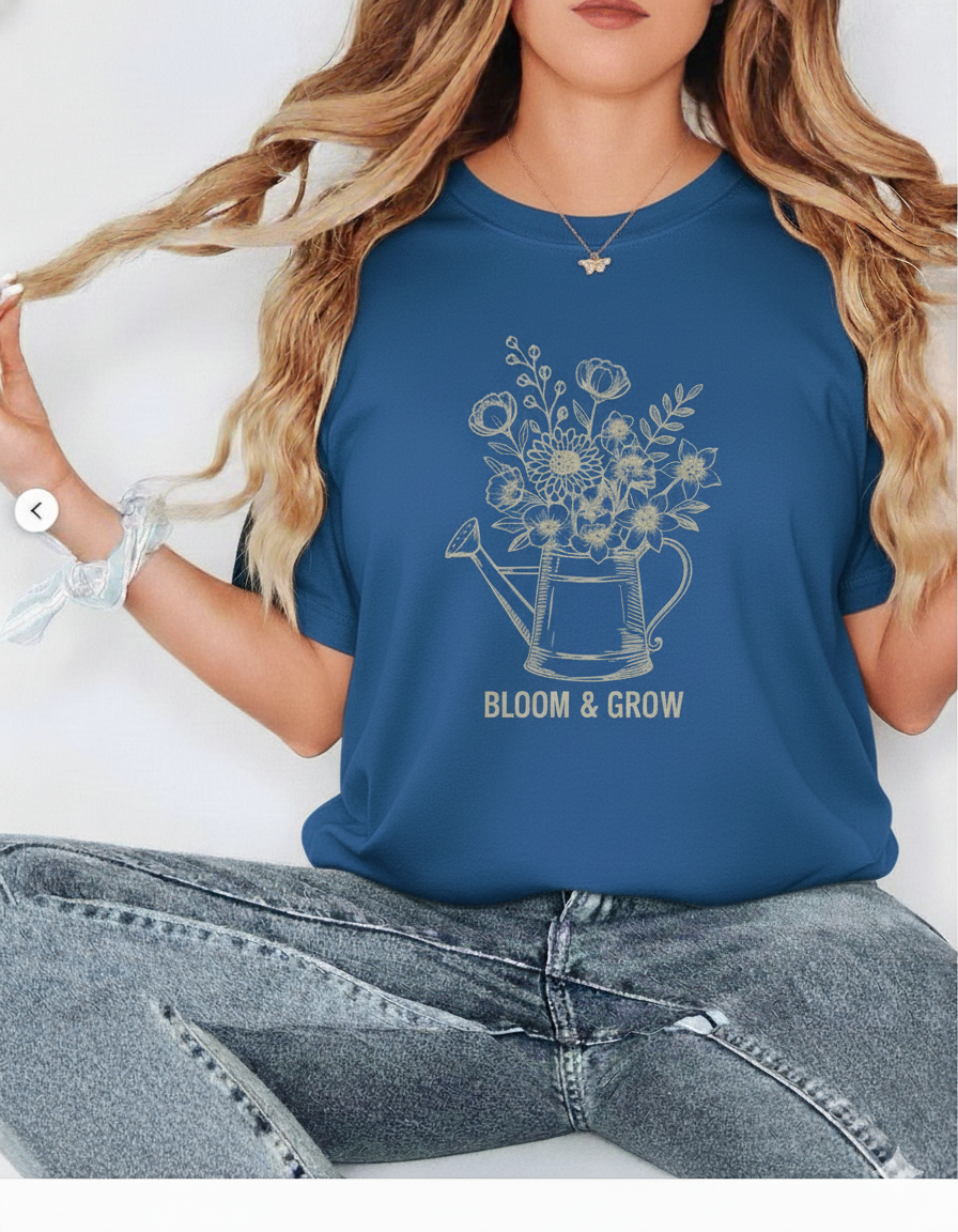 Bloom & Grow Floral oversized tee 🩷