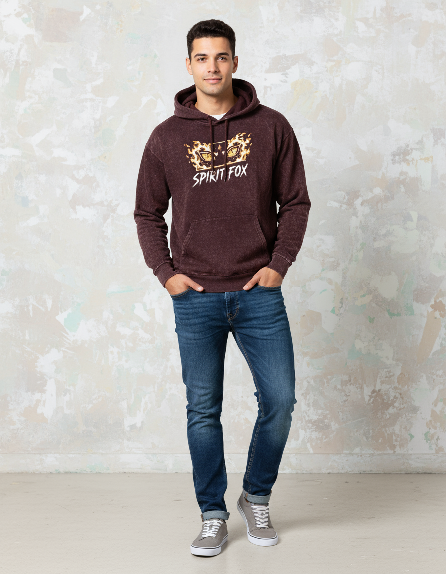 Spirit Fox Flame Hoodie 🔥